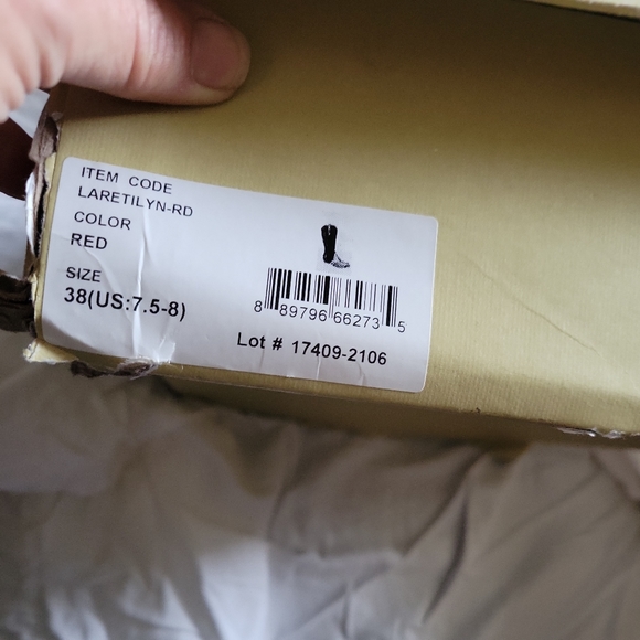 👗 Spring step L’Artise Laretilyn Red boots 7.5-8 US - Picture 8 of 12